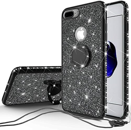 Galaxy Wireless Cases for New iPod Touch 7 Case, iPod 6/5 Case Glitter Bling Sparkle Ring Stand C... | Amazon (US)