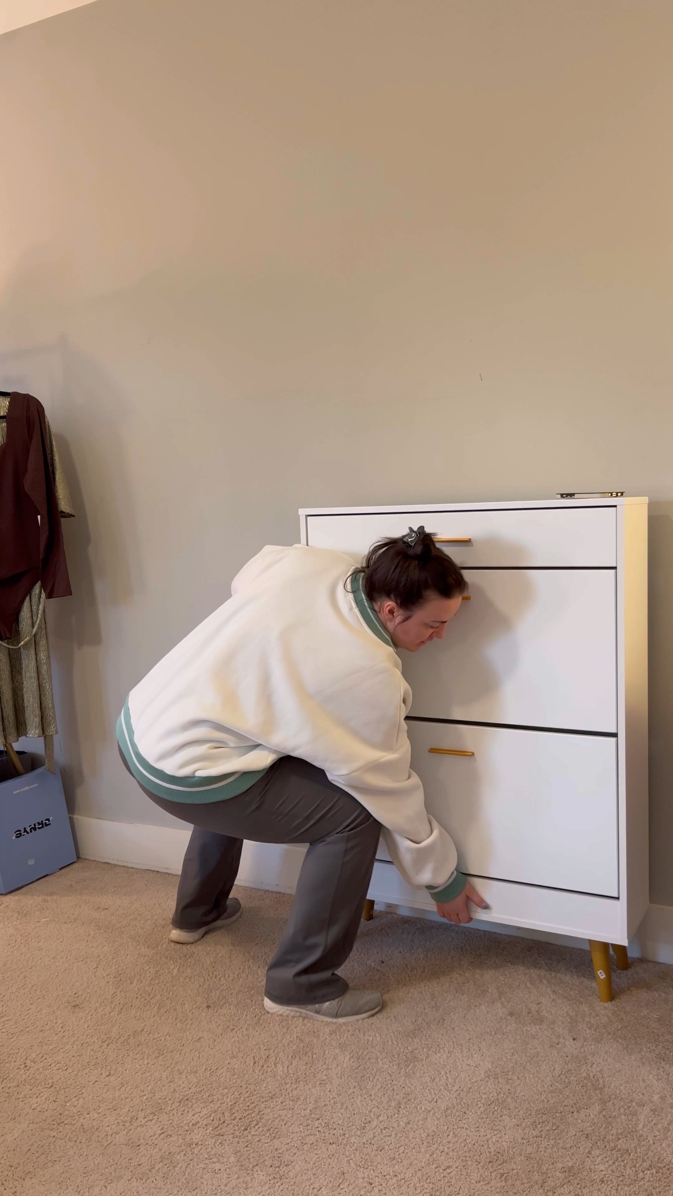 16 pair shoe cabinet ! I put it together all by myself & it’s moved from my old house to my new house with me! It’s great for entry ways to hide those pile of shoes that are an eyesore inside your home! 

#LTKxWayfair #LTKShoeCrush #LTKHome