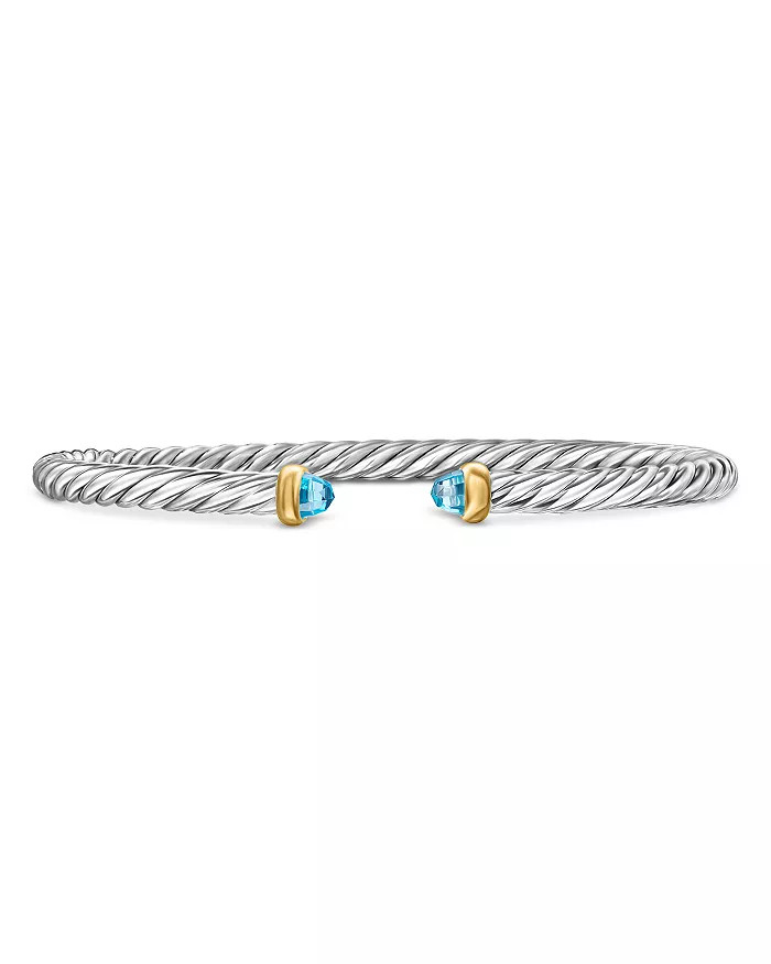 Sterling Silver & 14K Yellow Gold Cable Flex Bracelet, 4mm | Bloomingdale's (US)