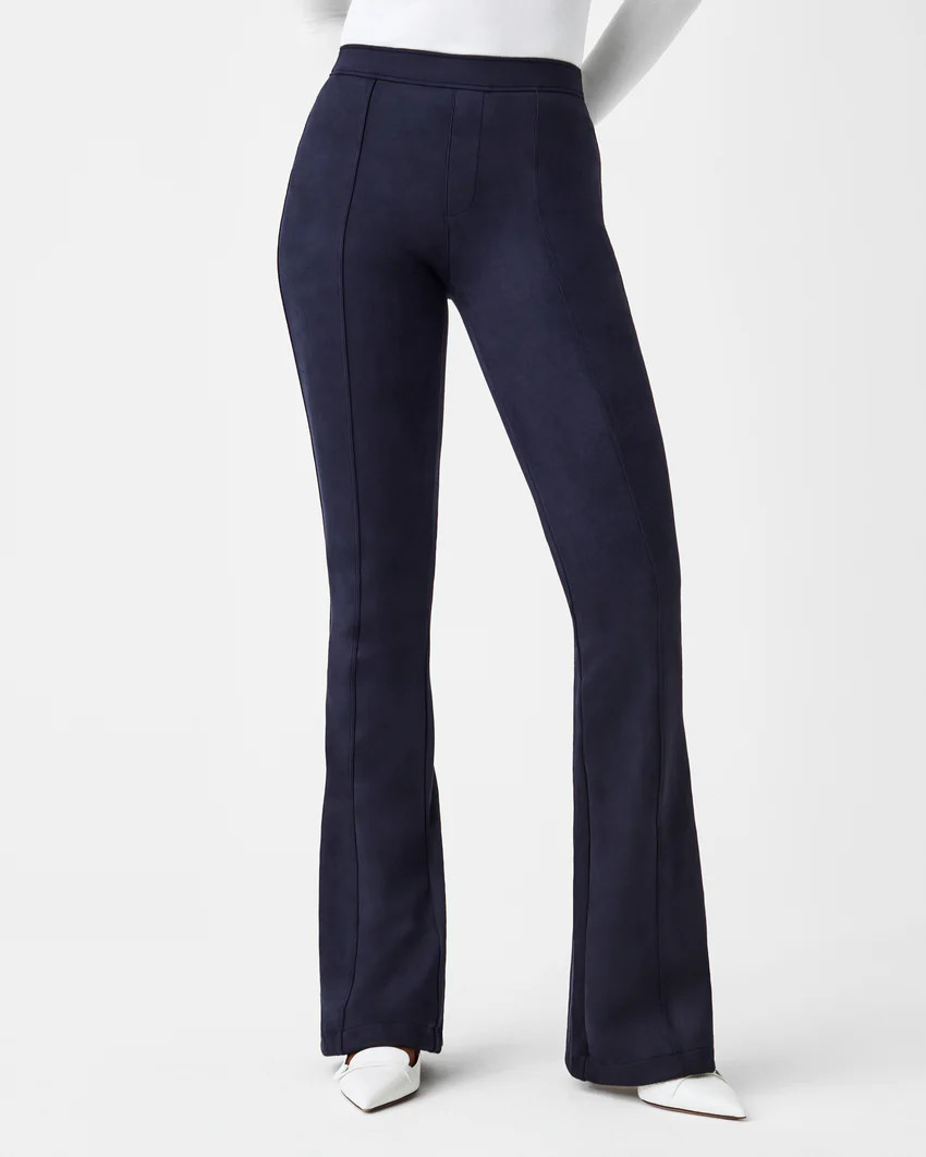 Faux Suede Flare Pants | Spanx