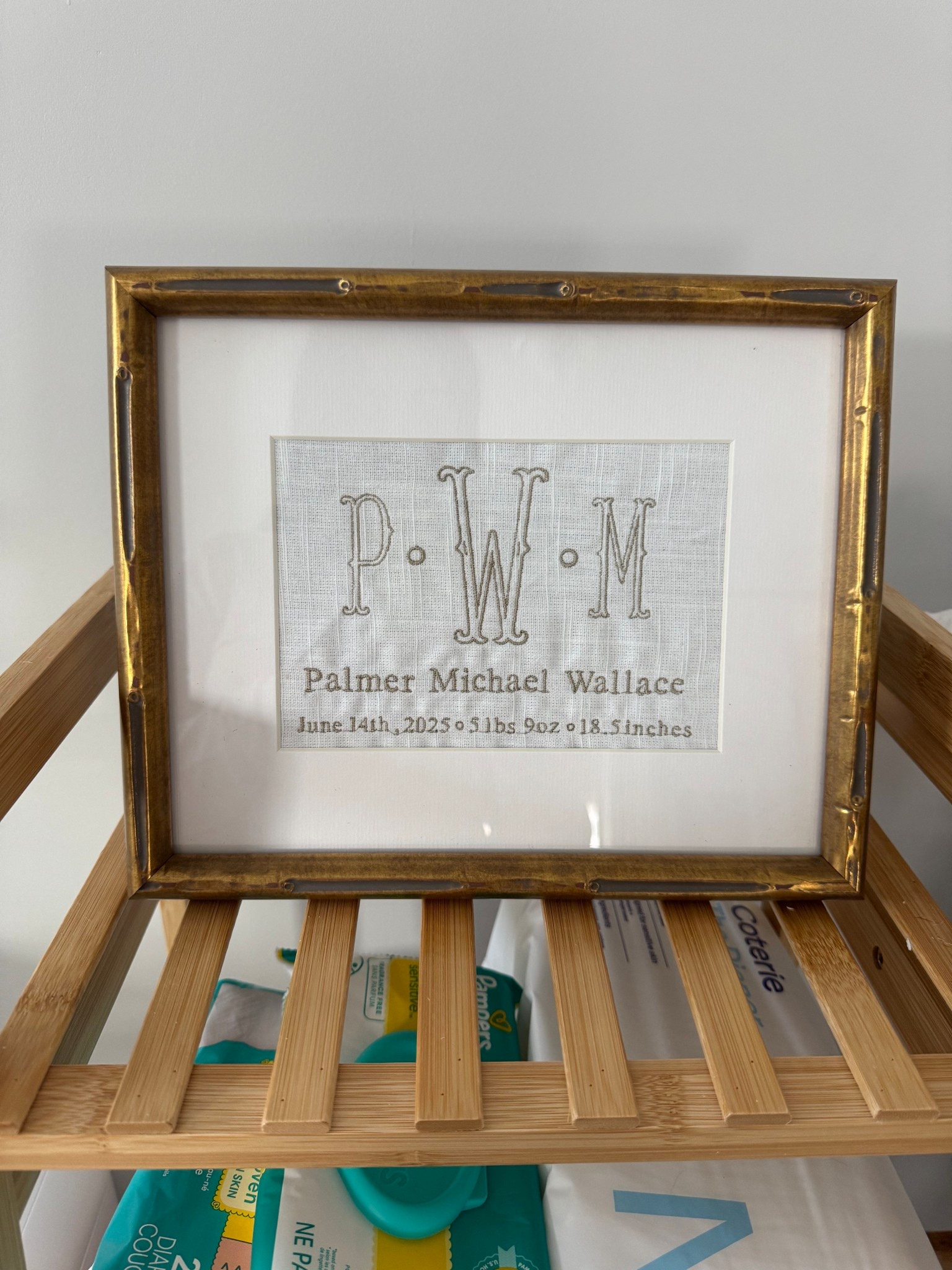 Nursery decor 
Birth stats frame 

#LTKU #LTKBaby