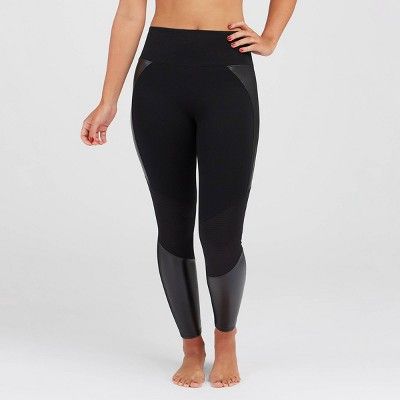 ASSETS by SPANX Women's Moto Leggings - Black | Target