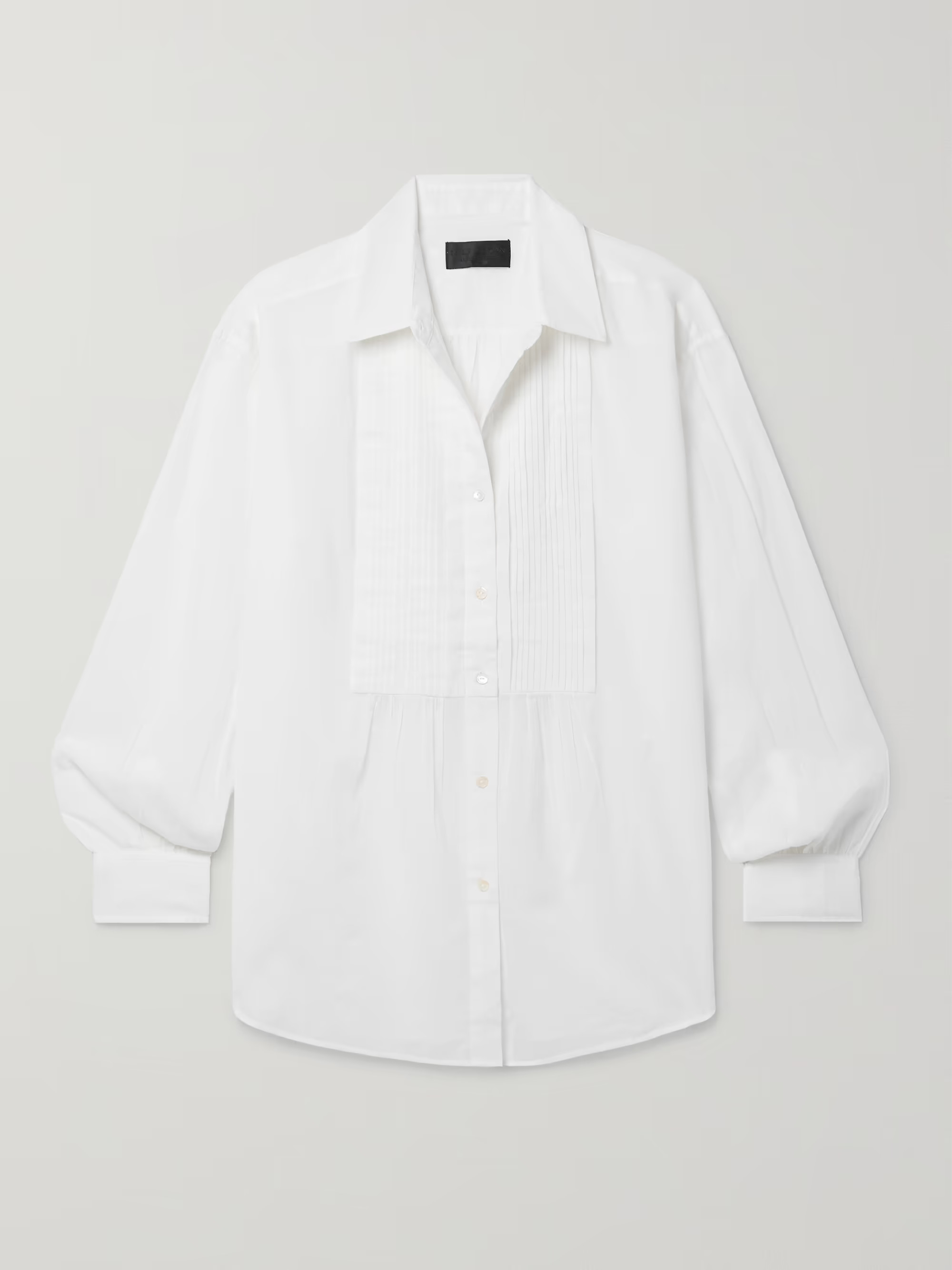Daniel pintucked cotton-voile shirt | NET-A-PORTER (US)