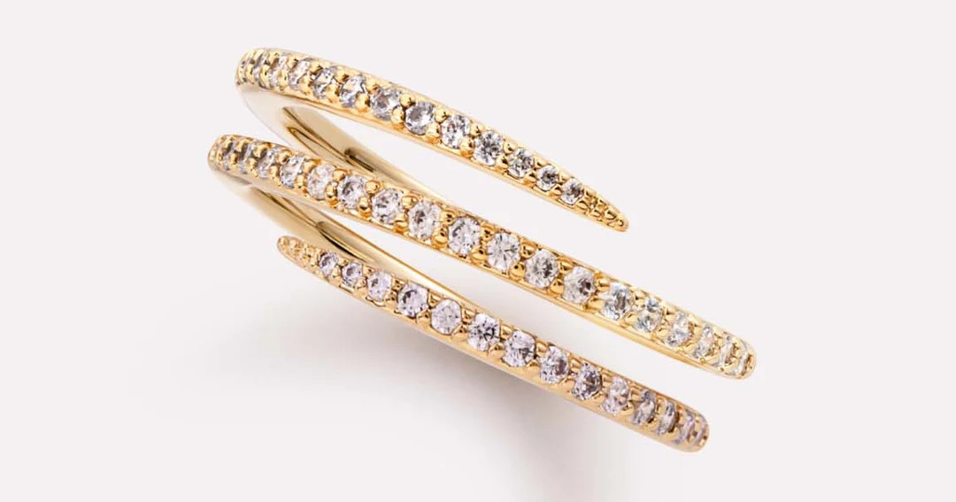 Oren Triple Pave | Ana Luisa