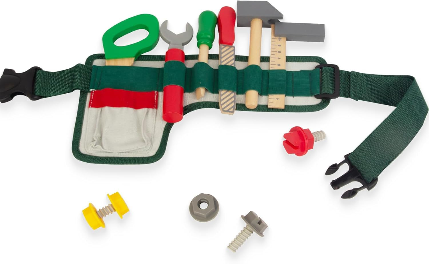 Wooden Pretend Play Tool Belt Set, Kids Tool Sets Adjustable Belt, Montessori Toys for 3 4 5 Year... | Amazon (US)