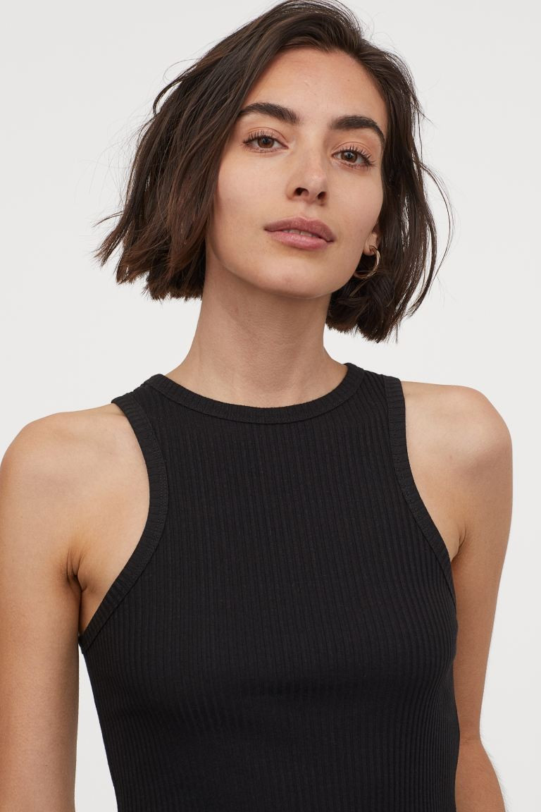 Geripptes Tanktop | H&M (DE, AT, CH, NL, FI)