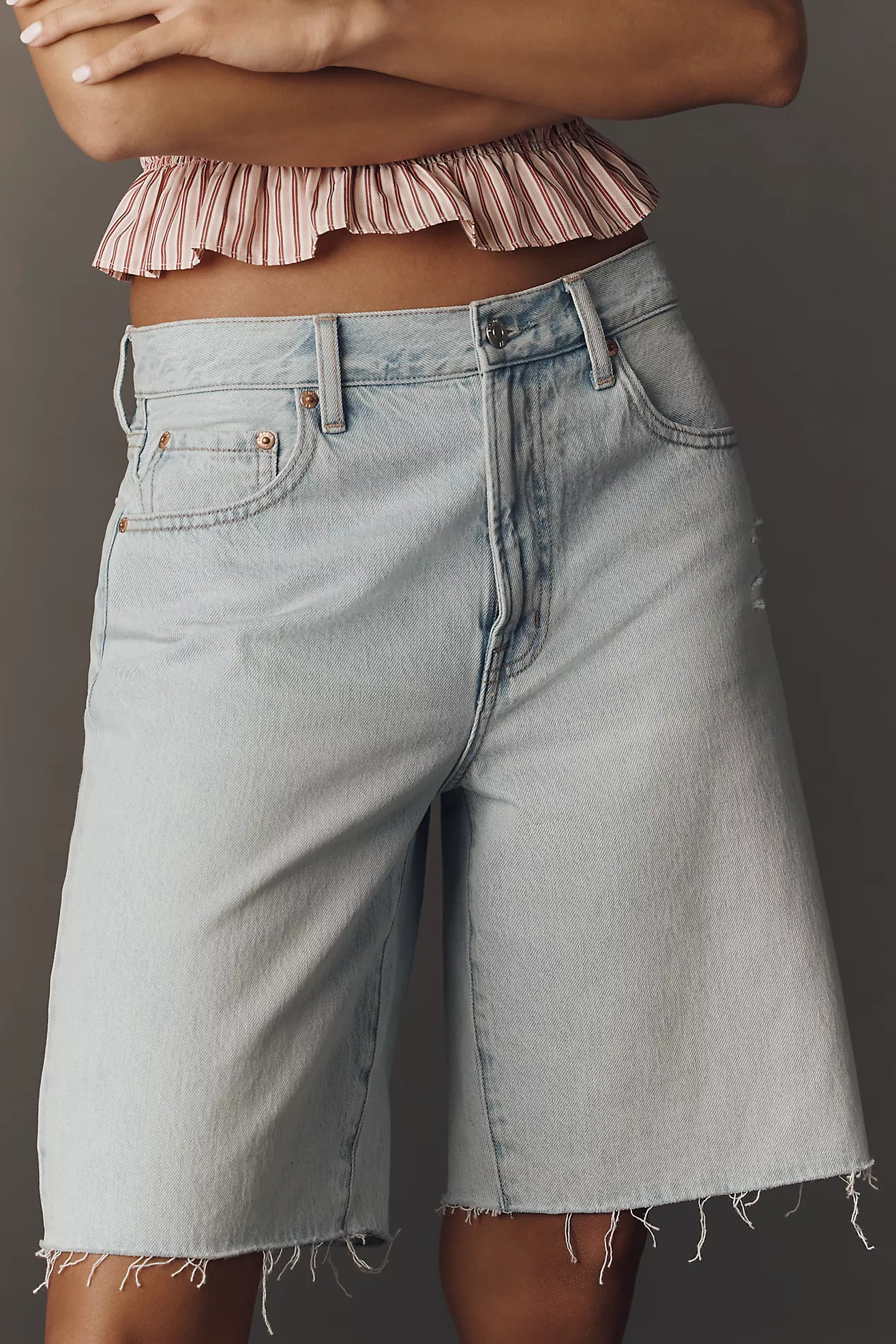 Pistola Nolan Denim Shorts | Anthropologie (US)