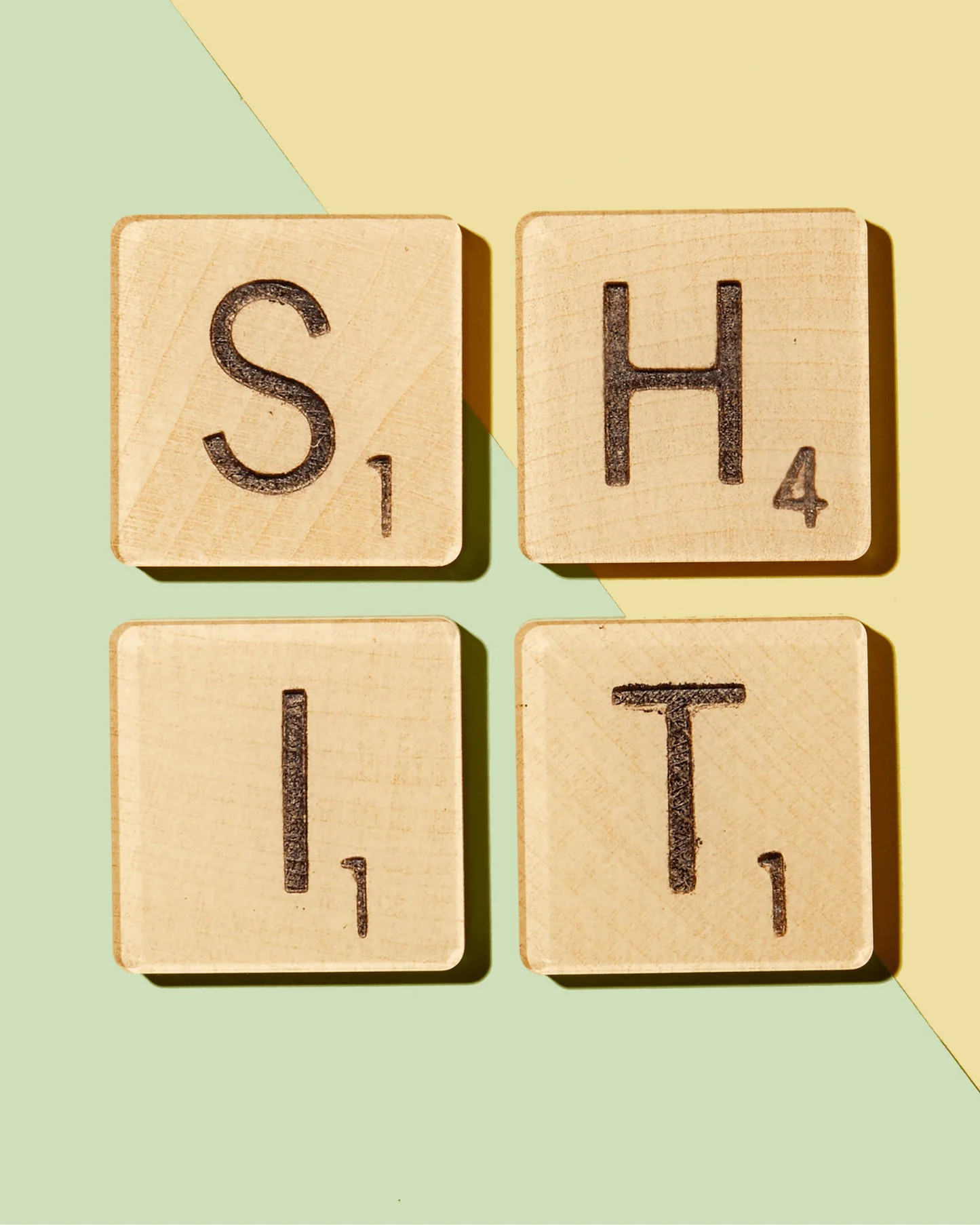 Shit Scrabble Tiles | Set of 4 Coasters | Tart By Taylor