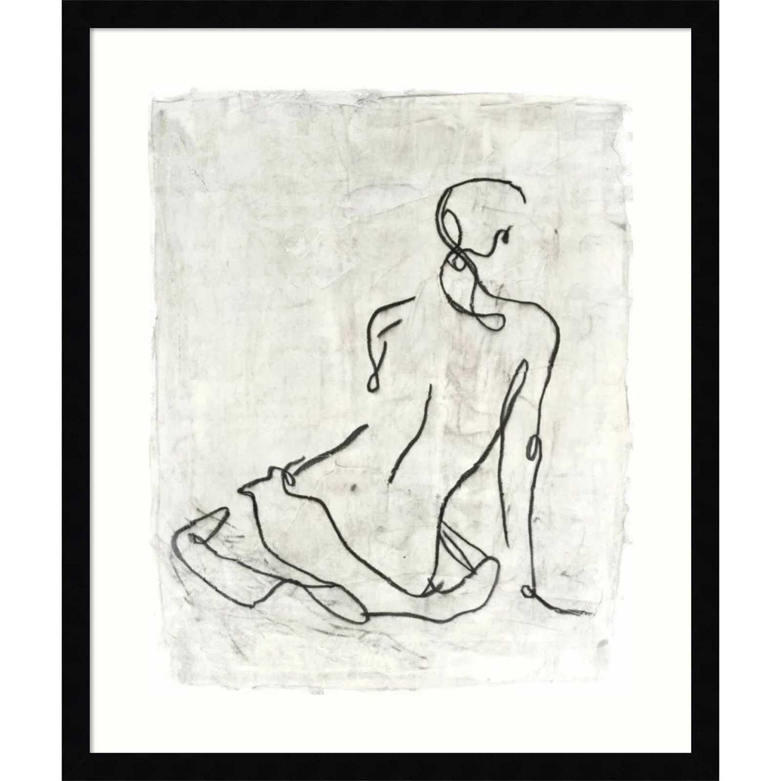 Embellished Gestural Contour I (Nude) by Ethan Harper | Joss & Main