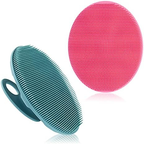 Soft Silicone Body Cleansing Brush Shower Scrubber, Gentle Exfoliating and Massage for all Kinds of  | Amazon (US)