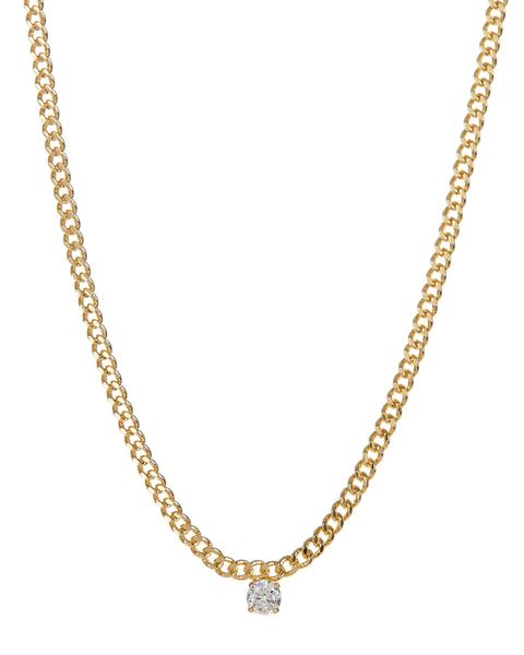 Bardot Stud Charm Necklace- Gold | Luv Aj
