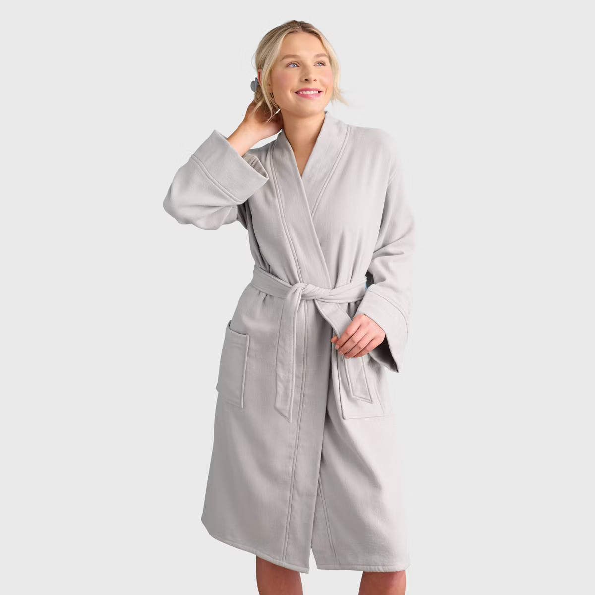 Bath Robe With Kimono Collar - Room Essentials™ | Target