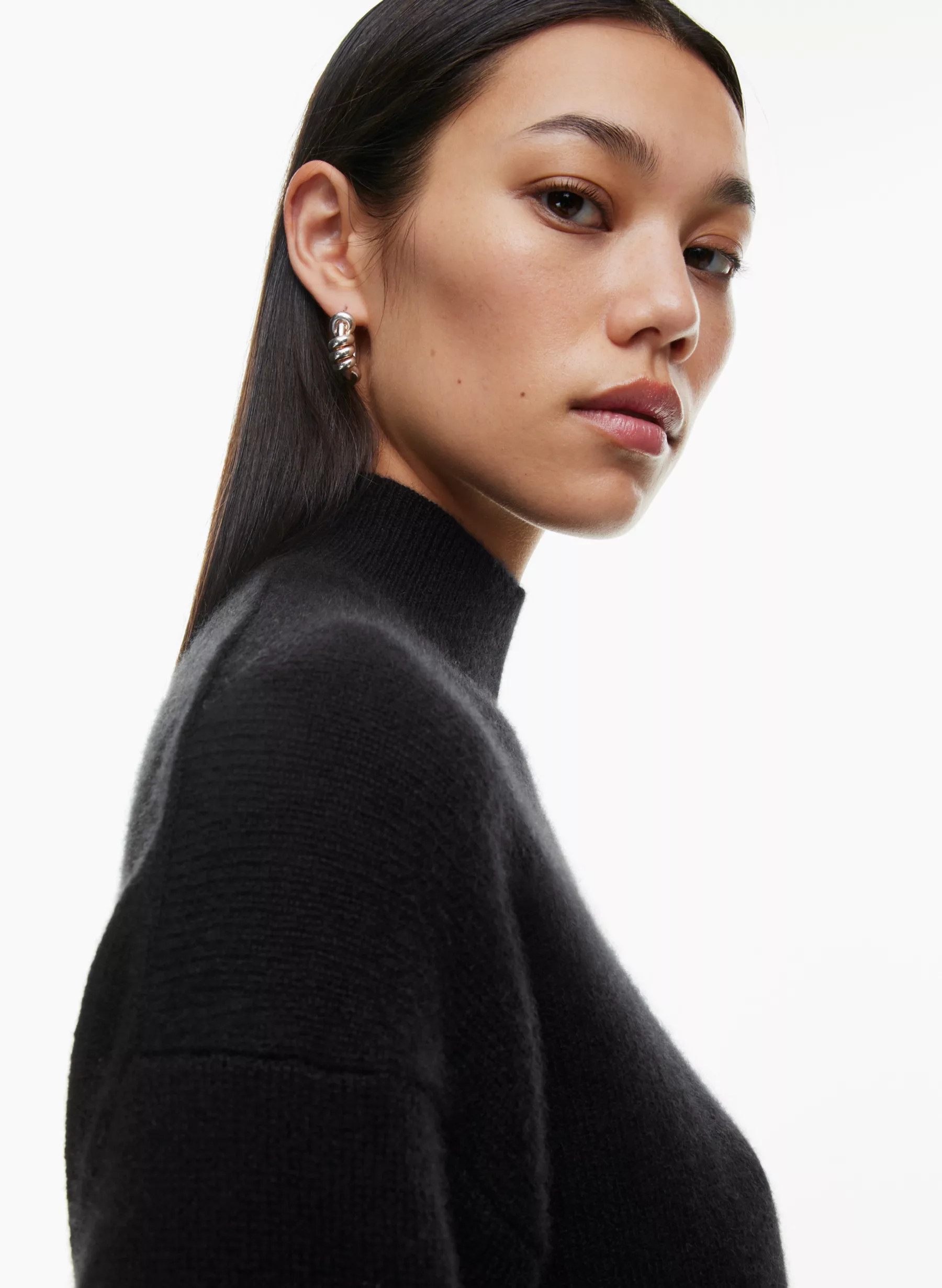 LUXE CASHMERE KATH MOCKNECK | Aritzia