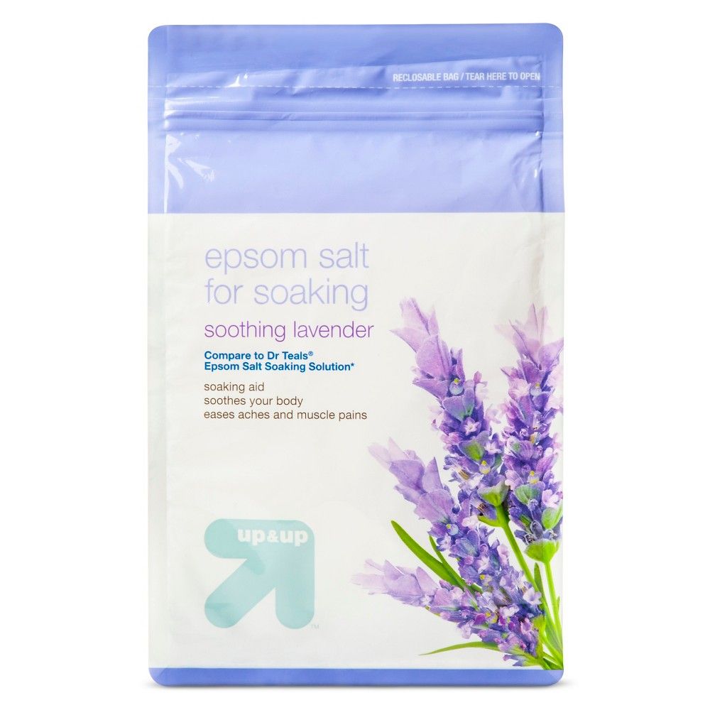 Epsom Soothing Lavender Bath Salt for Soaking - Up&Up (Compare to Dr. Teals Epson Salt Soaking Solution) | Target