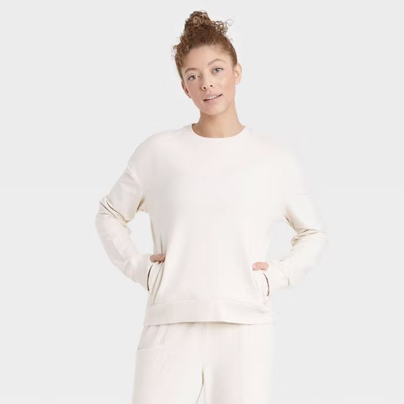 Women's Crewneck Sweatshirt - All in Motion™ | Target