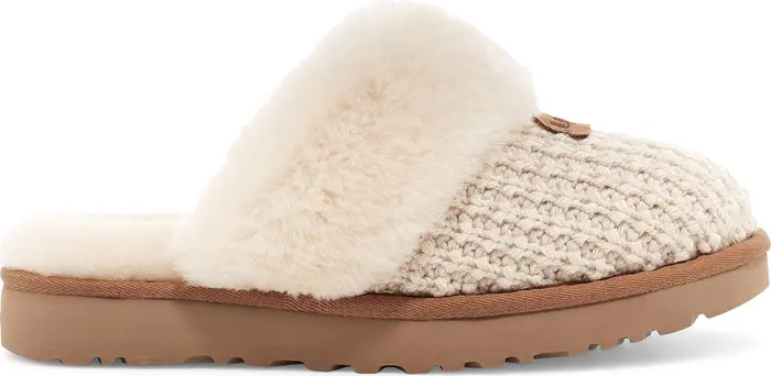Cozy Knit Genuine Shearling Slipper (Women) | Nordstrom
