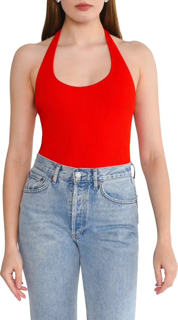 Kristi Rib Halter Top | Nordstrom