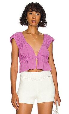 Free People Hot Spell Top in Orchid Rain from Revolve.com | Revolve Clothing (Global)
