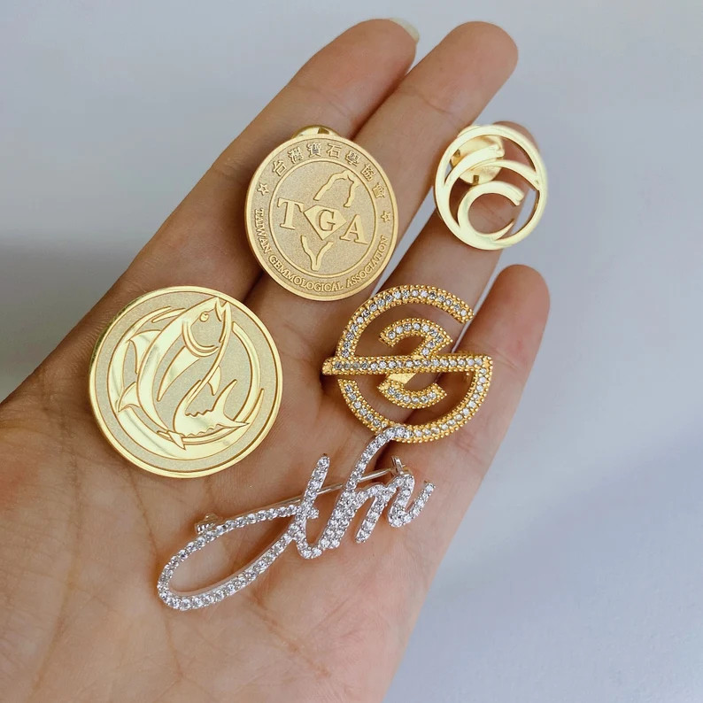 Custom Logo Pin: Personalized Logo badge or Brooch | Etsy (Global)