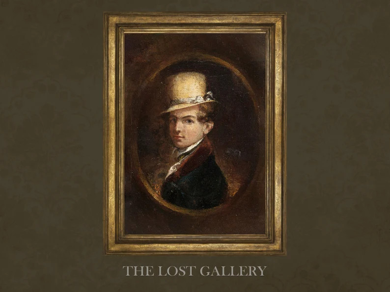 Vintage Christmas Portrait | Holiday Vintage Print | Antique Vintage Art - Etsy | Etsy (US)