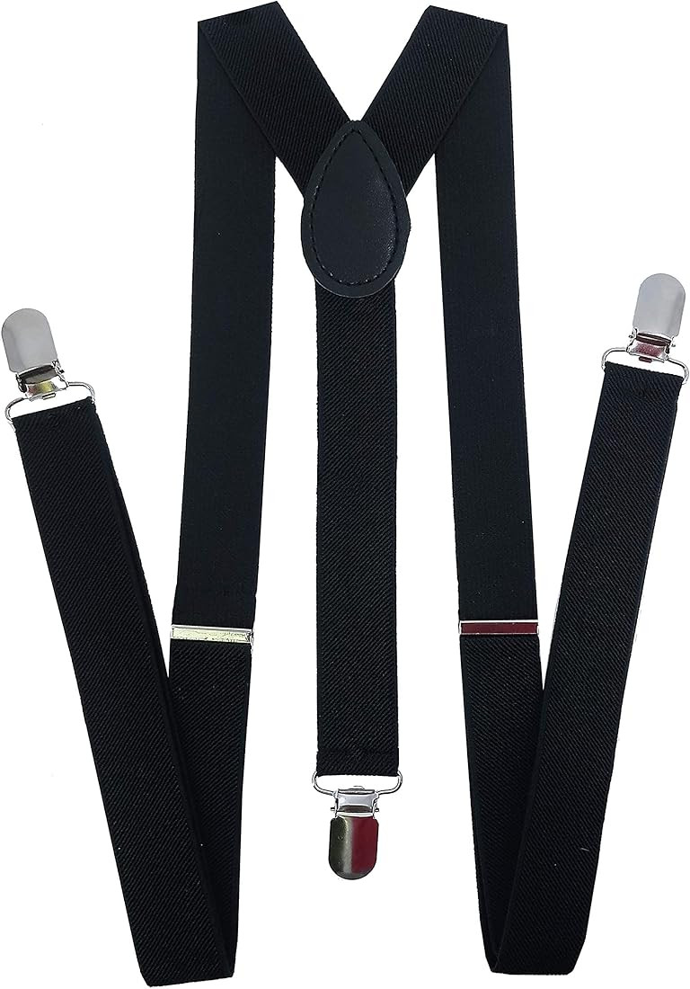 NAVISIMA Adjustable Elastic Y Back Style Unisex Suspenders for Men and Women With Strong Metal Cl... | Amazon (US)