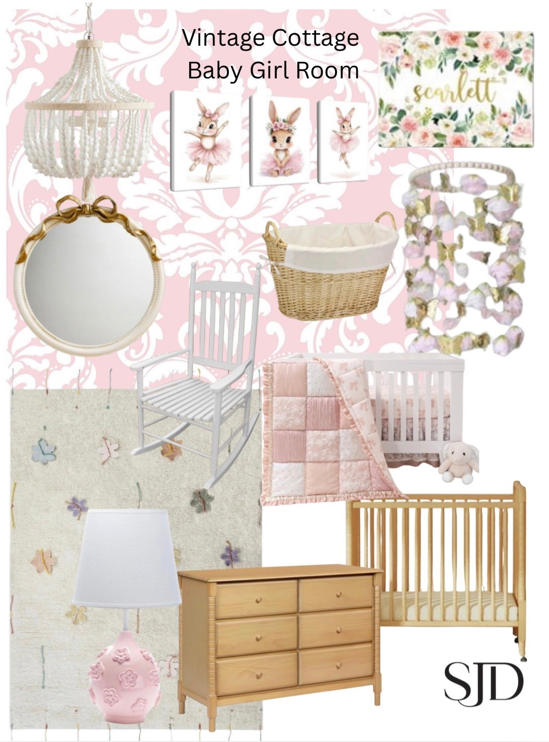 Soft, sweet, and full of timeless charm 🌸
This vintage cottage bay girl nursery blends delicate florals, heirloom-inspired furniture, and cozy textures to create a space that feels warm and storybook-perfect. Save this for nursery planning or baby registry inspiration. #cottagenursery #babygirlnursery #cottagecorenursery 

#LTKmomlife #LTKHome #LTKBaby