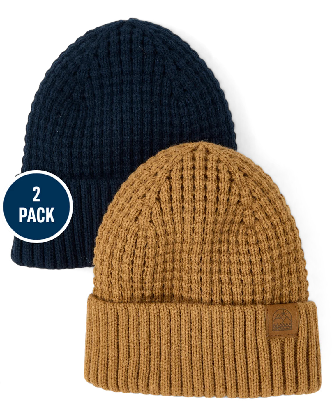 Boys Waffle Beanie 2-Pack - multi | The Children's Place