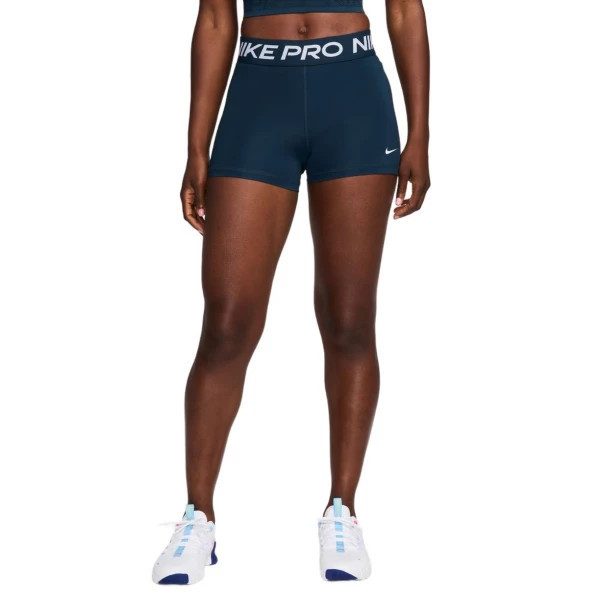 Women's Nike Pro Shorts XSmall Armory Navy/White | Scheels