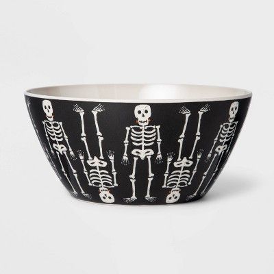 24oz Halloween Melamine Skeletons Bowl - Hyde & EEK! Boutique™ | Target
