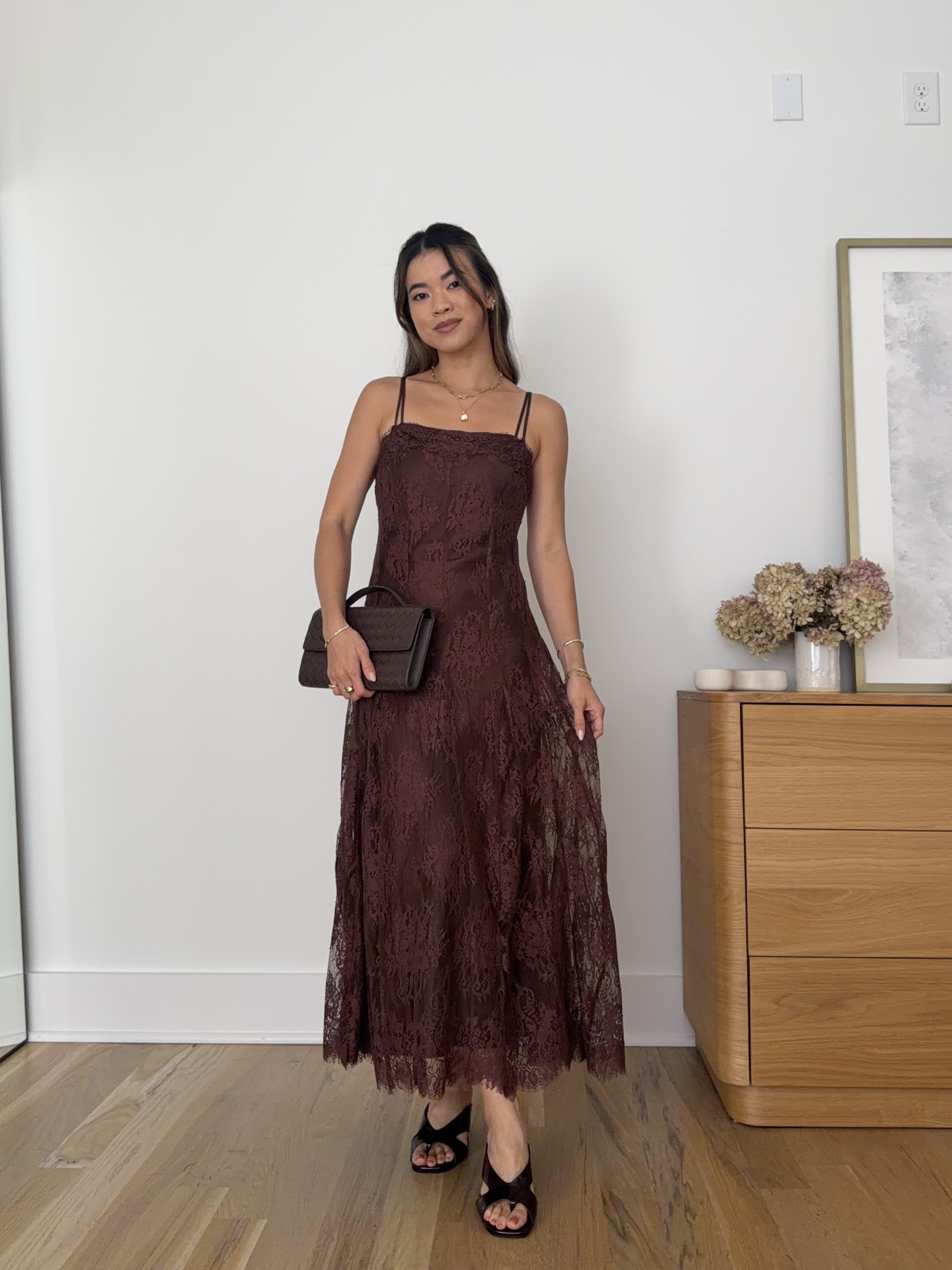 All brown for fall! This @abercrombie dress is so stunning.
Use my Abercrombie stackable discount code AFCHLOE for an additional 15% off. Be sure to shop the Abercrombie denim sale 25-50% off all jeans & 20% off almost everything else now until Aug 10th!

Sizing info:
-Abercrombie The A&F Bra-Free Convertible Maxi Dress (Size XS petite in Mahogany)


Petite style, petite fashion, mom outfit, mom style, petite dress, petite outfit ideas, petite outfits, best dress for petite, spring style, spring outfits, vacation outfits, summer outfits, fall dress, autumn dress, petite fall outfits, abercrombie dress, fall sale, Abercrombie sale, sale, fall wedding guest dress

Denim Promo: *Offer valid online only August 5, 2026 to August 10, 2026 in US/CA. Excludes clearance. Online price reflects discount.
Extra 20% Off: *Offer valid in stores and online August 5, 2026 to August 10, 2026 in US/CA. Exclusions apply as indicated. Online price reflects discount.
Promo Code: *Use code AFCHLOE to get an additional 15% off almost everything in stores and online at checkout from August 5, 2026 to August 10, 2026 in US/CA. Exclusions apply. See details online.

#LTKootd #LTKSeasonal #LTKSaleAlert