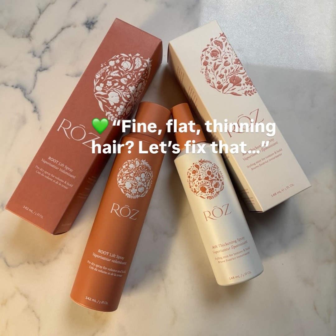 Big, clean hair energy 💁‍♀️✨ #Gifted by @beautytapofficial and @rozhair

Having long, fine, and thinning hair means I’ve tried everything for volume, and most leave buildup or make my roots greasy by the next day. But not these 💚

@rozhair completely changed the game:
🌿 Root Lift Spray gives effortless lift at the crown—on damp or dry hair (yes, even on day 2!). My roots feel light, my scalp feels calm, and there’s zero stickiness.
💨 AIR Thickening & Texturizing Spray adds soft, touchable volume from roots to ends. I use it before blow-drying or hot rollers—and also to scrunch in dry for that effortless, tousled look.
🌸 The scent? Clean, fresh, and subtly floral—like a spa moment every time I style.

🙌 Both are vegan, clean, and powered by plant-based ingredients. My hair feels fuller, softer, and never greasy.
✨ Volume, bounce, and shine—without compromise.

#Gifted #Rozhair #CleanHaircare #Beautytap #EcoBeauty #FineHairFix #VeganHaircare #BigHairEnergy #VolumeWithoutBuildup #HaircareThatWorks #HotRollerHack #hairvolume #thininghairhack

#LTKFindsUnder100 #LTKStyleTip #LTKBeauty