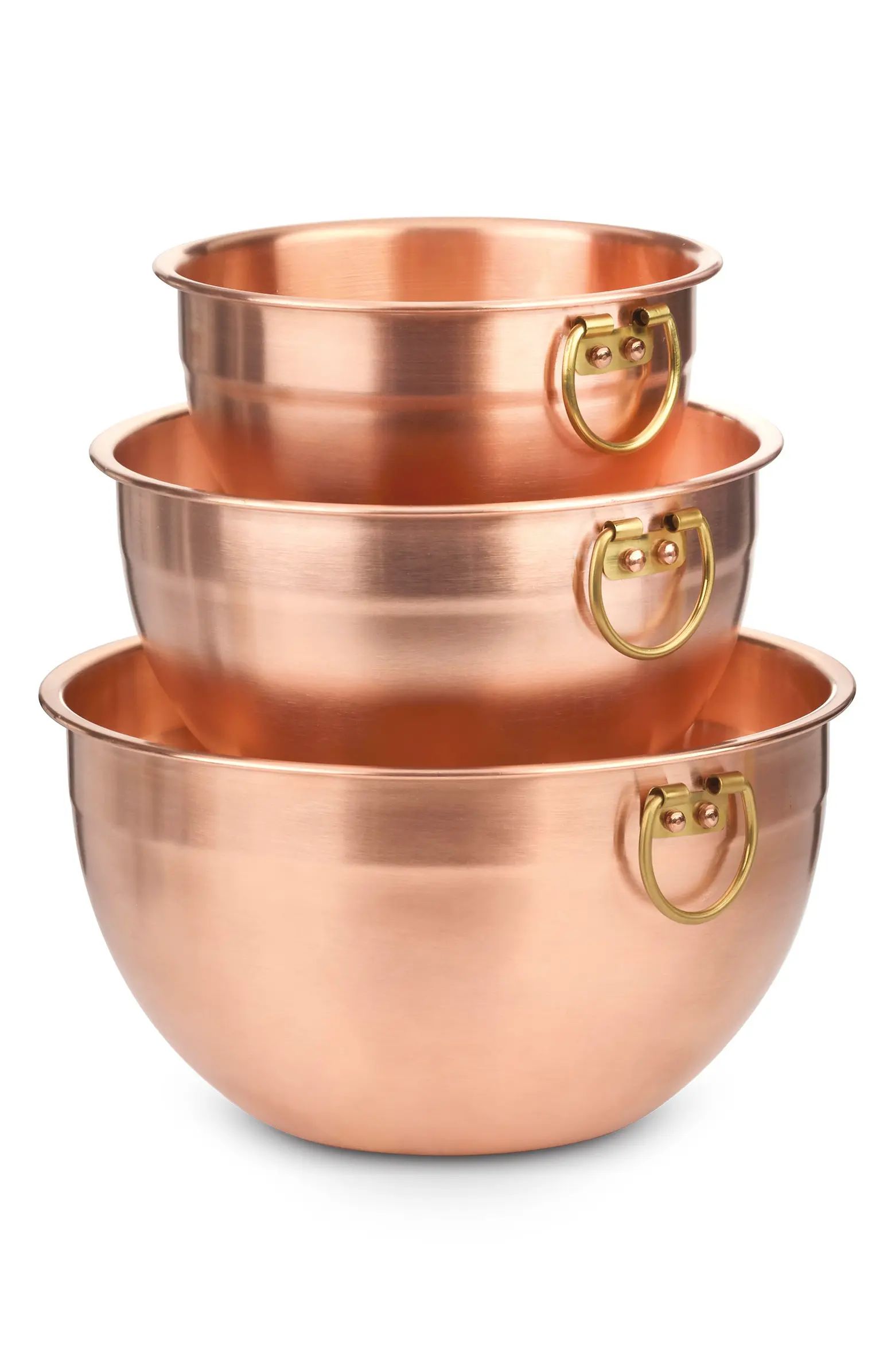 Cuisinart Set of 3 Copper Mixing Bowls | Nordstrom | Nordstrom