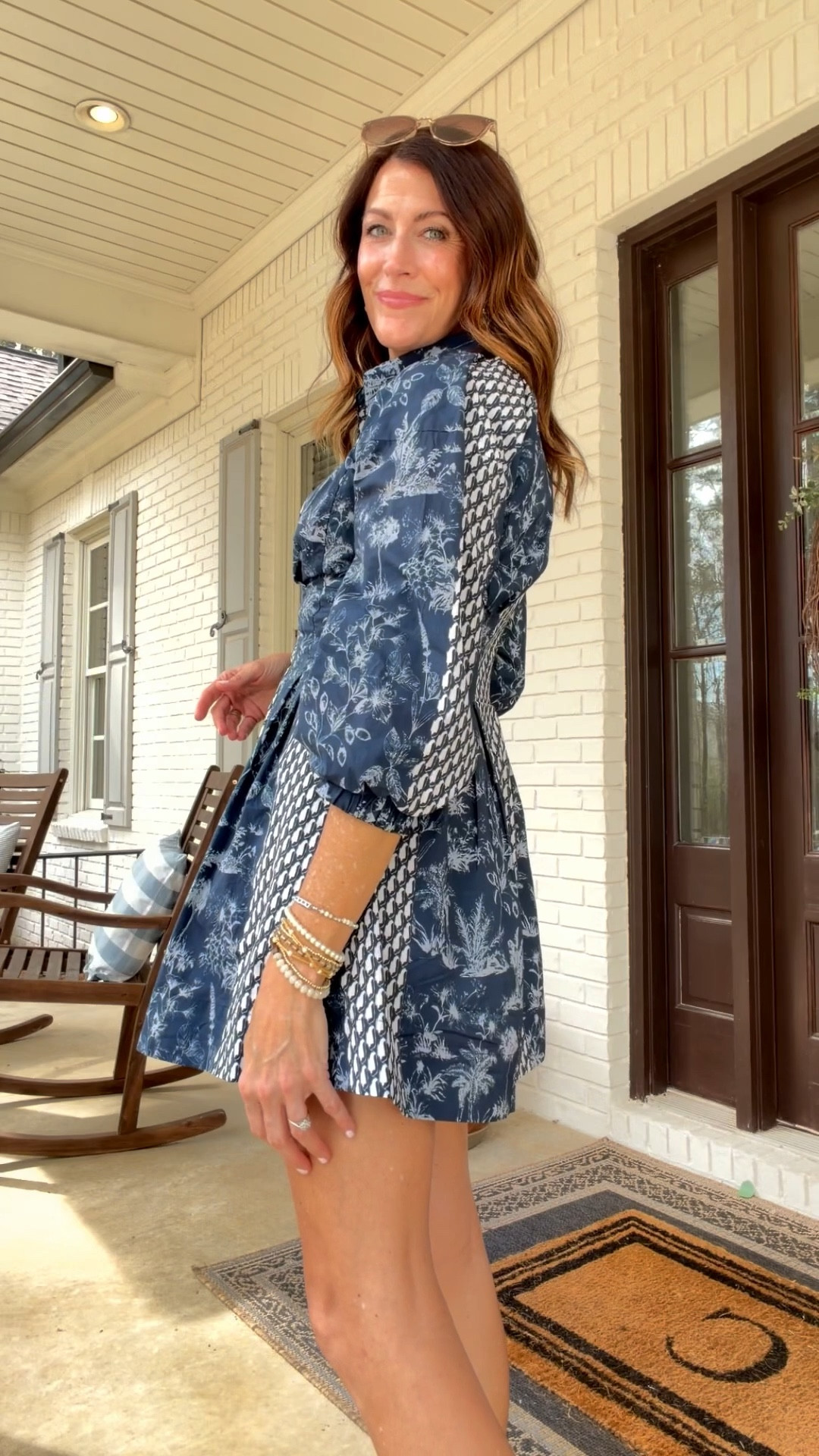 What I’m wearing, Sunday morning worship edition ⛪️ I love the weight of this dress for early spring and the print is just so fun and girly! Paired with my new Sam Edelman mesh studded flats made it feel even more feminine and brought a touch of dainty to a darker, fuller dress…so happy I chose them as a splurge, I plan to wear them a lot this spring! 🌸

#LTKootd