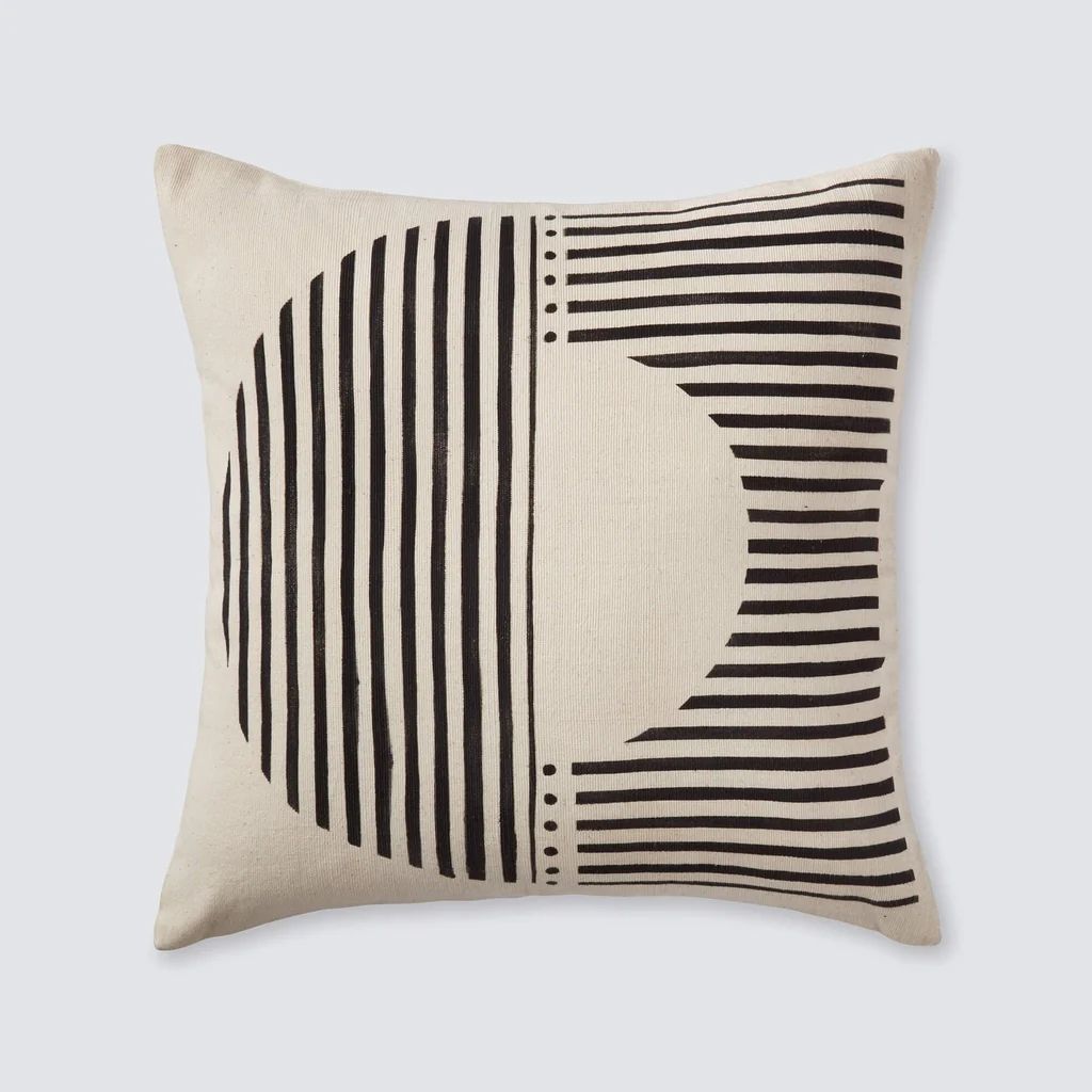 Demi Mud Cloth Pillow - Cream | The Citizenry