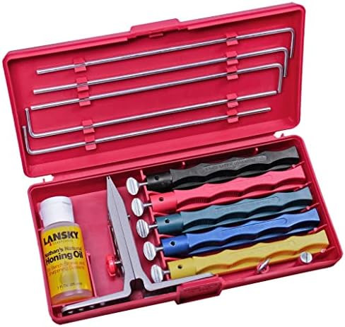 Lansky Sharpening Tool DLX 5 Stone System LKCLX - - Amazon.com | Amazon (US)