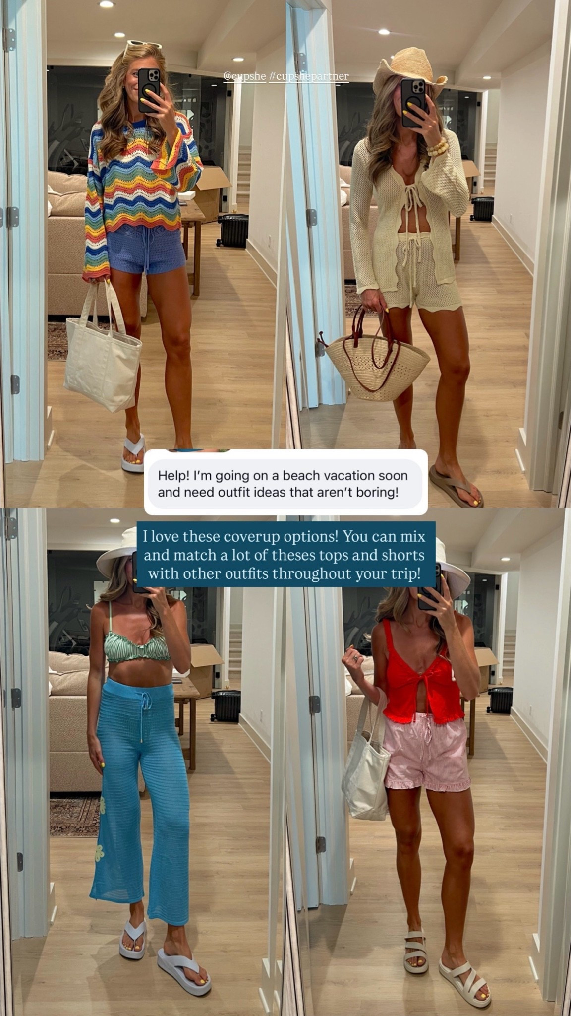 Beach vacation outfit ideas that are super affordable + use code Tall15 for 15% off of $70+
I've been wearing @Cupshe for years because of their swimwear and now I love their coverups and dresses just as much! I wear my true size in everything (mediums)  

#Cupshe #Cupshepartner #swimsuits #swimwear #bikini #vacation

#LTKTall #LTKSwim #LTKTravel