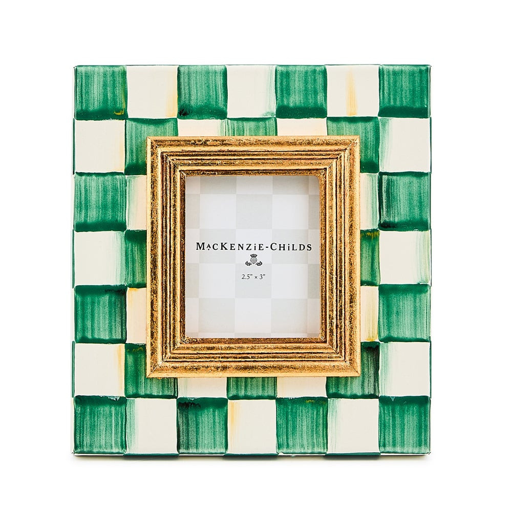 Emerald Check 2.5" x 3" Frame | MacKenzie-Childs