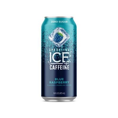 Sparkling Ice +Caffeine Blue Raspberry - 16 fl oz Can | Target