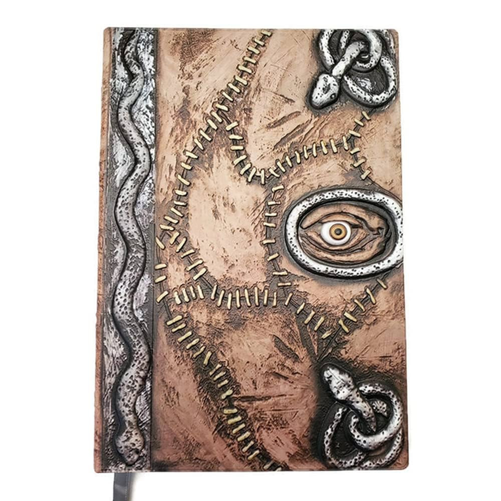 Black Bazaar Hocus Pocus Book of Spells Prop - spellbook Halloween Decoration PU Leather Necronom... | Amazon (US)