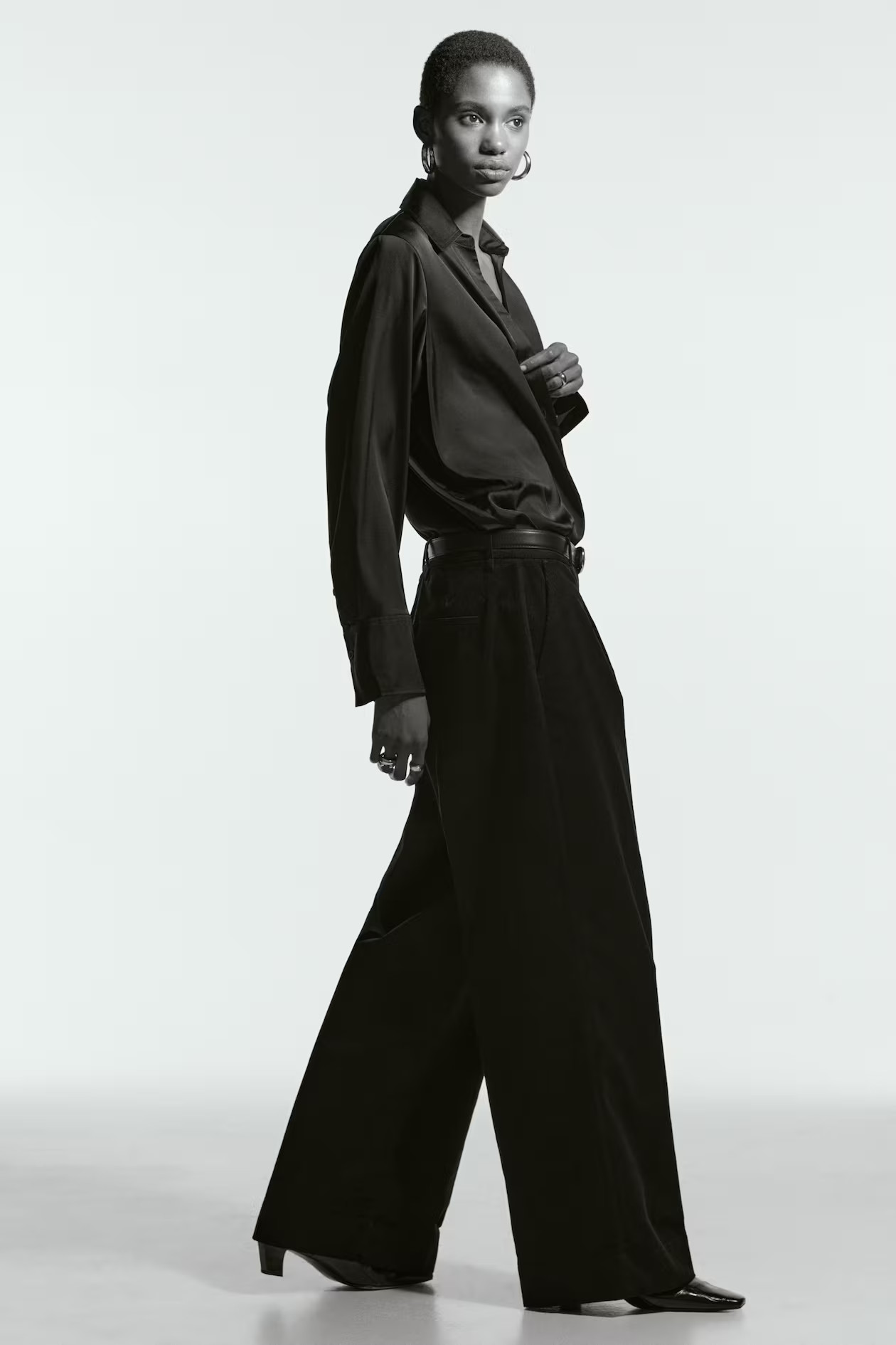 Wide-Leg Corduroy Pants | H&M (US + CA)