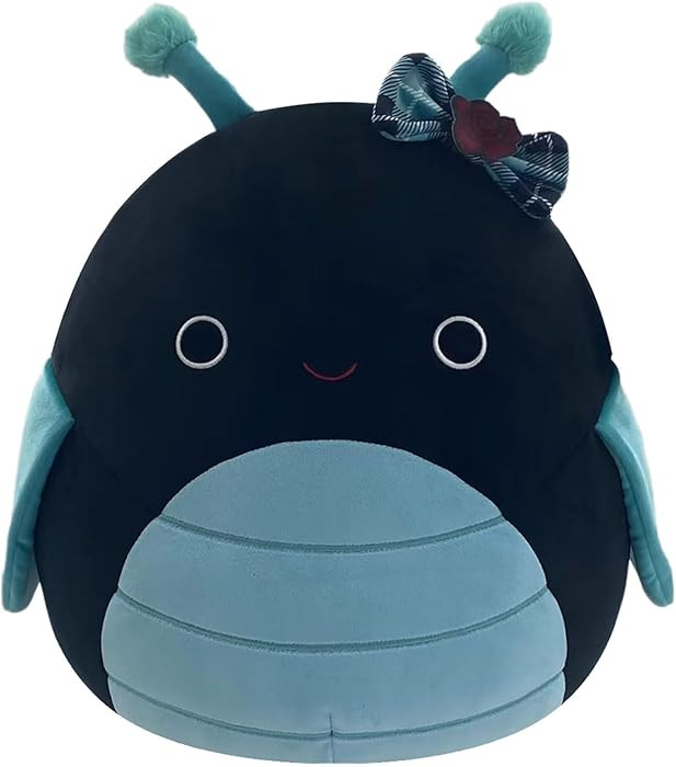 Squishmallows Original 14in Celie The Teal and Black Grasshopper with Bow – Official Jazwares P... | Amazon (US)