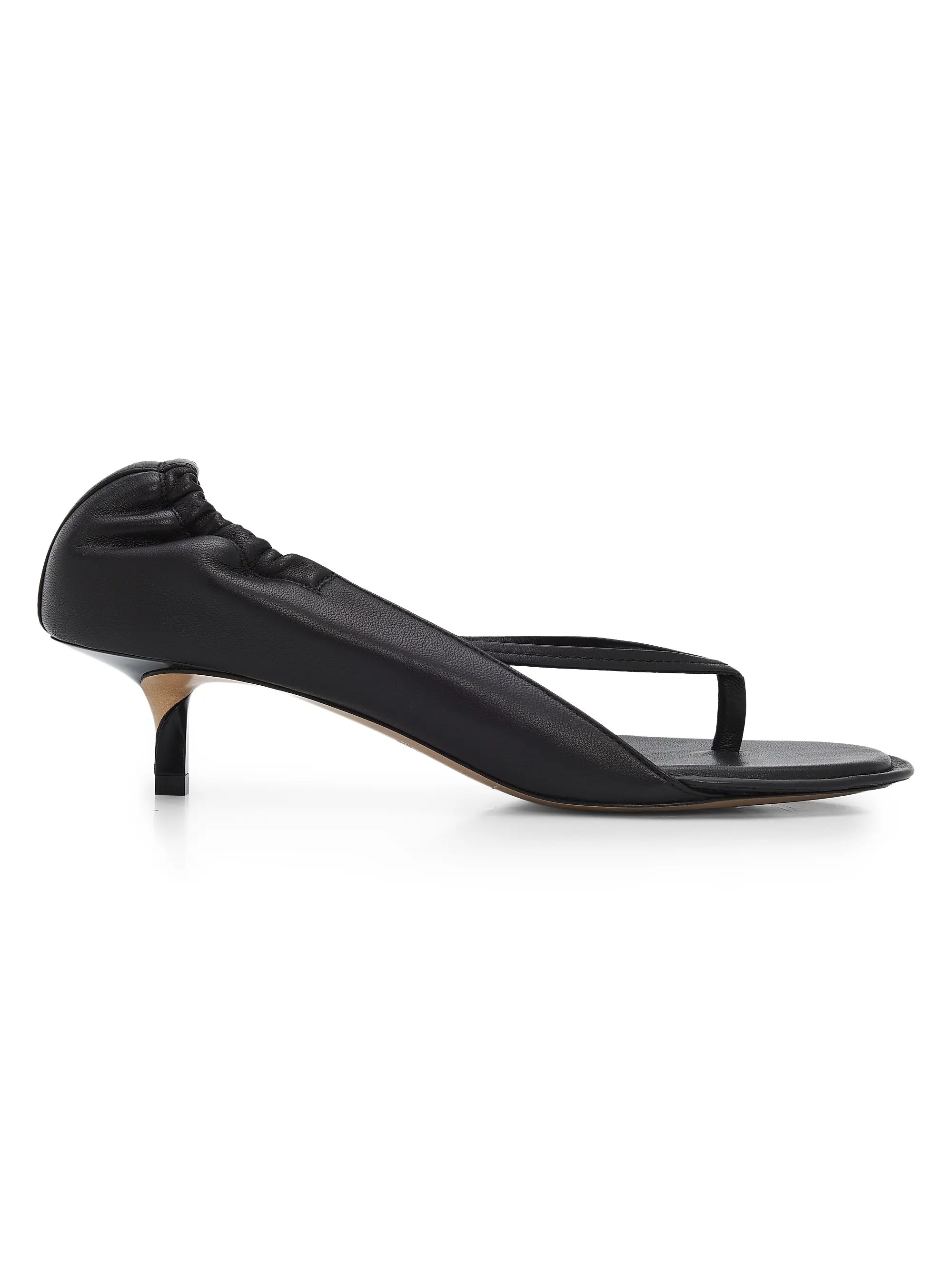 Jacquemus Les Sandales Leather Covered-Heel Thong Sandals | Saks Fifth Avenue | Saks Fifth Avenue