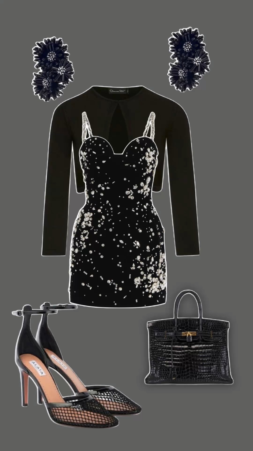 Black Sequin Mini Dress Outfit • Night-Out
Quiet Luxury Glam
Black sequin mini dress, sheer black pumps, statement earrings, and a structured top-handle bag-an elevated night-out look for rooftop cocktails, gallery openings, and city evenings. Think Mexico City, São Paulo, Cartagena after dark. Curated by Jet Set LatAM for those who love quiet luxury, polished silhouettes, and timeless black-on-black styling. Save this for your next date night or vacation evening outfit inspo.

#LTKCyberWeek #LTKGiftGuide #LTKHoliday
