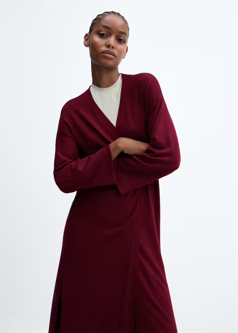 Fine knit long cardigan -  Women | Mango USA | MANGO (US)