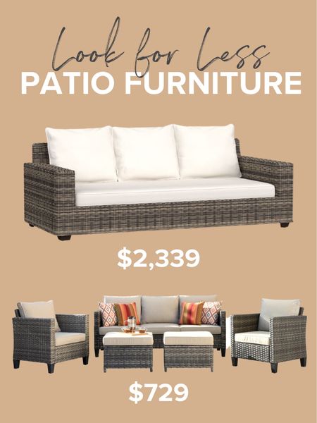 Potter Barn patio furniture Look for less! A fraction of the price 

#LTKsalealert #LTKSeasonal #LTKhome