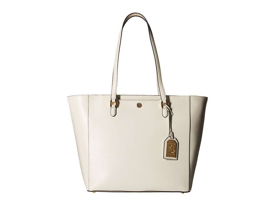 LAUREN Ralph Lauren - Newbury Halee Tote (Vanilla) Tote Handbags | 6pm
