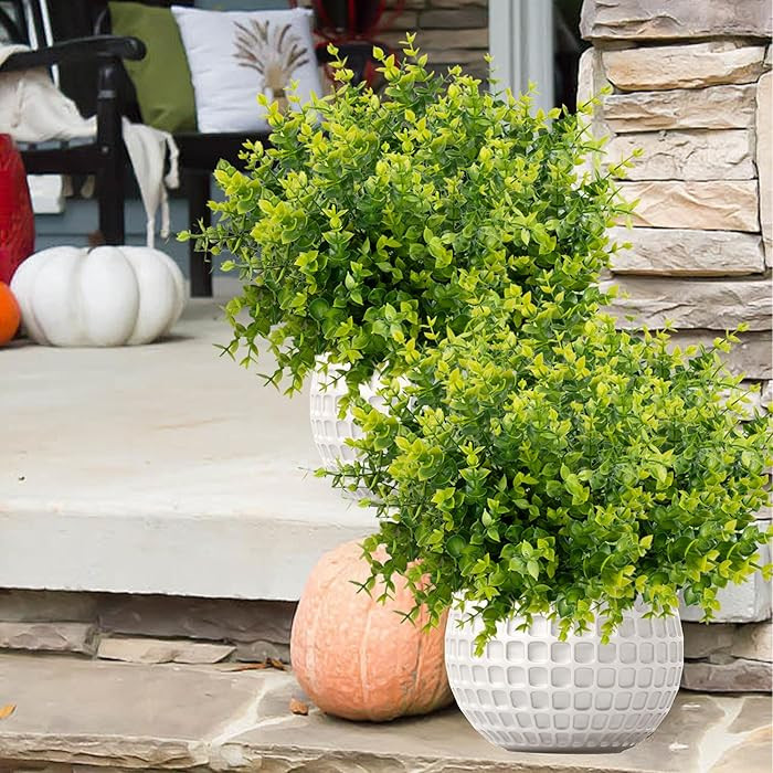Outdoor Artificial Flowers UV Resistant, 20 Bundles Fake Realistic Floral Greenery Plants for Out... | Amazon (US)