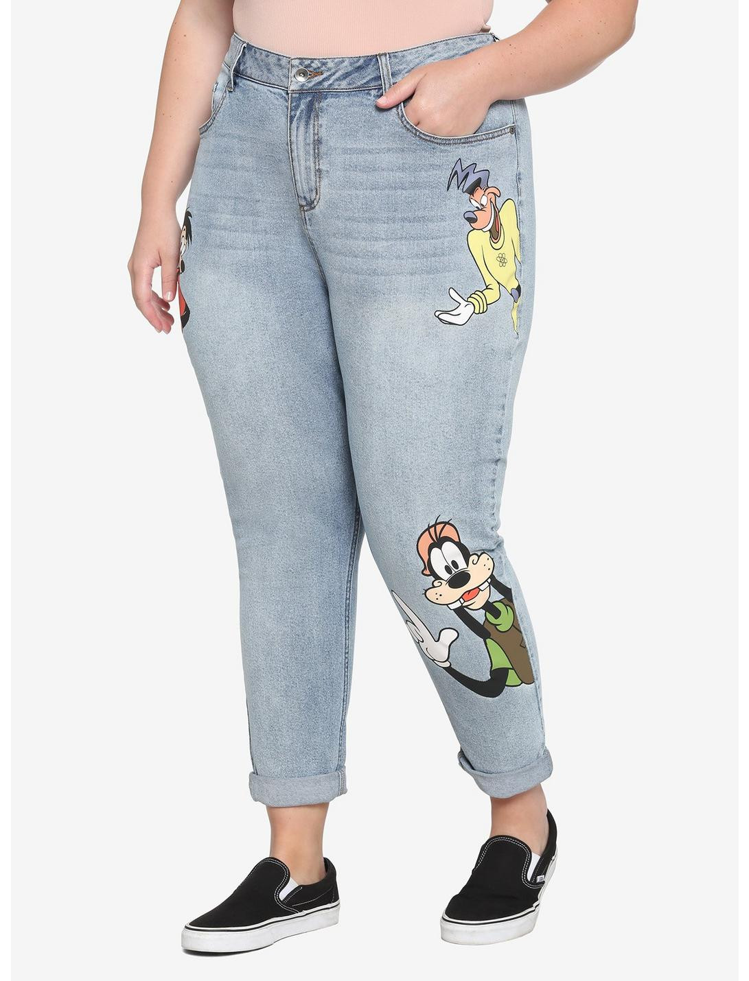 Disney A Goofy Movie Character Mom Jeans Plus Size | Hot Topic