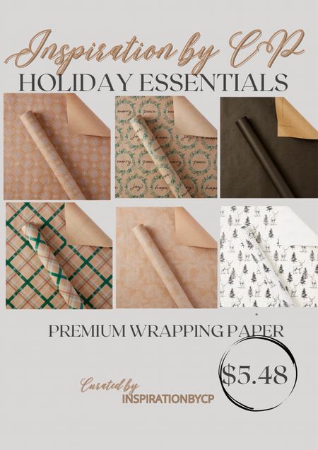 Premium Quality Wrapping paper at an affordable price.
Walmart home, gift idea, wrapping paper, Christmas tree decor, modern organic 

#LTKhome #LTKstyletip #LTKHoliday