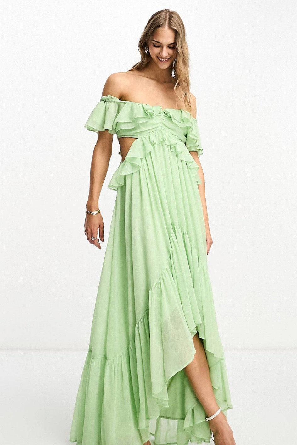Light green/sage dress - Summer palette - Asos #summer #asos #coloranalysis 